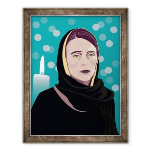 Tablou inramat - Claire Huntley - Jacinda Ardern, 70 x 90 cm