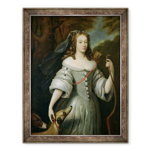 Tablou inramat - Claude Lefebvre - Portret De Francoise Louise de la Baume le Blanc 1644-1710 Ducesa de Vaujour, 70 x 90 cm