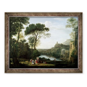 Tablou inramat - Claude Lorrain - Peisaj cu nimfa Egeria, 70 x 90 cm
