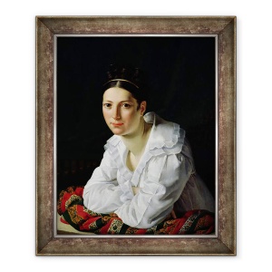 Tablou inramat - Claude-Marie Dubufe - Madama Claude Marie Dubufe 1793-1837 1818, 70 x 85 cm