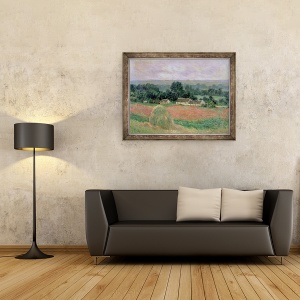 Tablou inramat - Claude Monet - Cacior cu fan la Giverny, 60 x 80 cm - Img 2