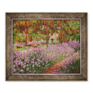 Tablou inramat - Claude Monet - Gradina de la Giverny, 50 x 60 cm