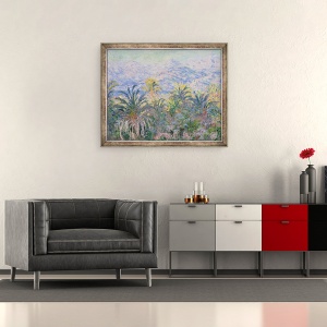 Tablou inramat - Claude Monet - Palmieri la Bordighera, 50 x 60 cm - Img 2