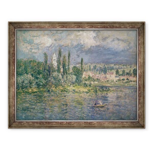 Tablou inramat - Claude Monet - Peisaj cu o furtuna, Vetheuil, 60 x 80 cm