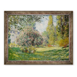 Tablou inramat - Claude Monet - Peisaj, Parc Monceau, 70 x 90 cm