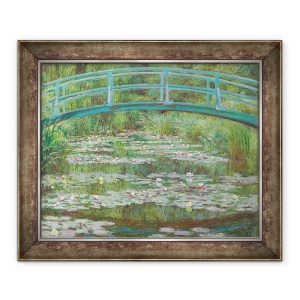 Tablou inramat - Claude Monet - Podul Japonez, 50 x 60 cm