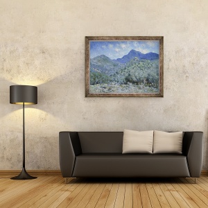 Tablou inramat - Claude Monet - Valle Buona, Near Bordighera, 70 x 90 cm - Img 2