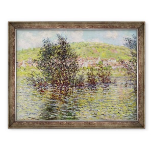 Tablou inramat - Claude Monet - Vetheuil, Vedere de la Lavacourt, 60 x 80 cm
