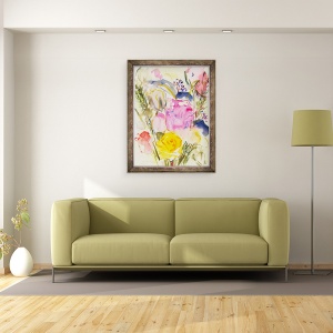 Tablou inramat - Claudia Hutchins-Puechavy - Trandafiri, 2006, 60 x 80 cm - Img 2