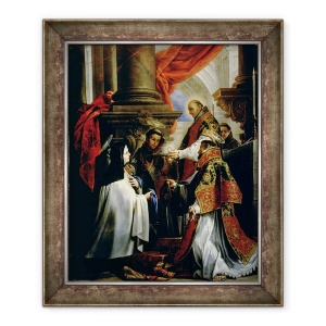 Tablou inramat - Claudio Coello - Comuniunea Sfintei Teresa de Avila 1515-82 c.1670, 50 x 60 cm
