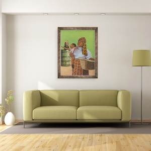 Tablou inramat - Colin Bootman - Intentii obraznice, 60 x 80 cm - Img 2