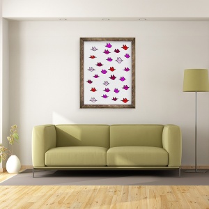 Tablou inramat - Daisy de Villeneuve - Buzele, 70 x 90 cm - Img 2