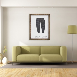 Tablou inramat - Daisy de Villeneuve - Pantaloni Capri, 70 x 90 cm - Img 2