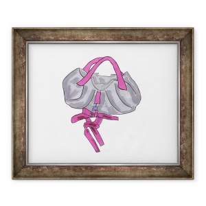 Tablou inramat - Daisy de Villeneuve - Velvet Bag, 70 x 85 cm