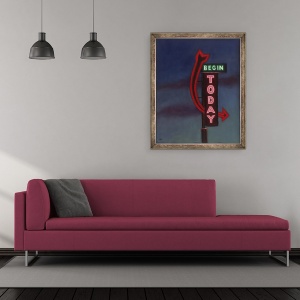 Tablou inramat - David Arsenault - incepeti astazi, 50 x 60 cm - Img 2