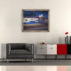 Tablou inramat - David Arsenault - Ultima zi de vara, 50 x 60 cm - Img 2