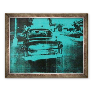 Tablou inramat - David Studwell - Masina verde, 70 x 90 cm