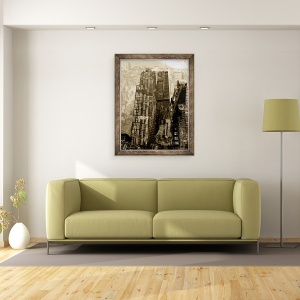 Tablou inramat - David Studwell - Metropolis V, 60 x 80 cm - Img 2