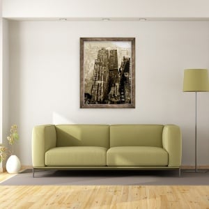 Tablou inramat - David Studwell - Metropolis V, 70 x 90 cm - Img 2
