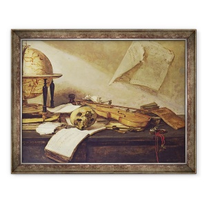 Tablou inramat - David Teniers the Younger - Memento Mori, 70 x 90 cm