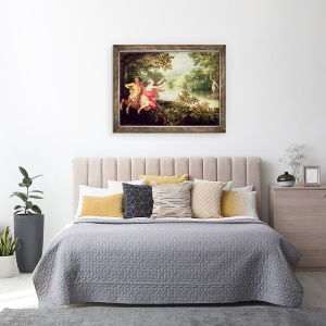 Tablou inramat - David Vinckboons - Hercule, Deianeira si centaurul Nessus, 70 x 90 cm - Img 3