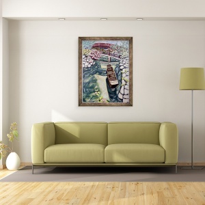 Tablou inramat - Deborah Eve Alastra - Lansu Canoe, 60 x 80 cm - Img 2