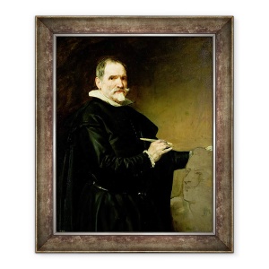 Tablou inramat - Diego Rodriguez de Silva y Velazquez - Portretul Sculptorului, 50 x 60 cm