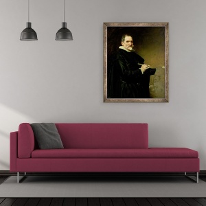 Tablou inramat - Diego Rodriguez de Silva y Velazquez - Portretul Sculptorului, 50 x 60 cm - Img 2