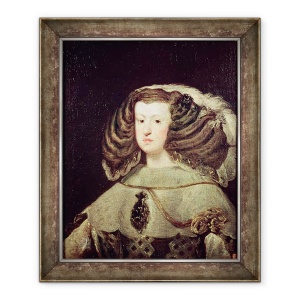 Tablou inramat - Diego Rodriguez de Silva y Velazquez - Regina Mariana a Austriei, 70 x 85 cm