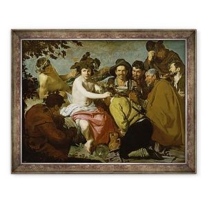 Tablou inramat - Diego Rodriguez de Silva y Velazquez - Triumful lui Bacchus, 60 x 80 cm