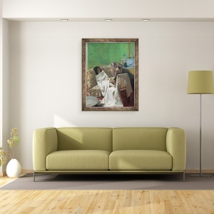 Tablou inramat - Edgar Degas - Pedichiura, 60 x 80 cm - Img 2