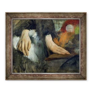 Tablou inramat - Edgar Degas - Studiul mainilor, 50 x 60 cm