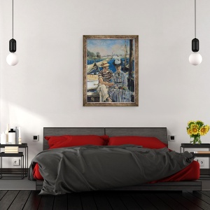 Tablou inramat - Edouard Manet - Argenteuil, 70 x 90 cm - Img 3