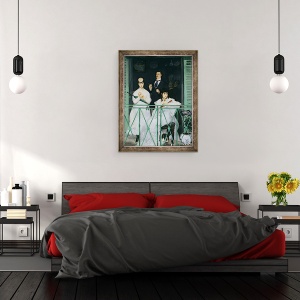 Tablou inramat - Edouard Manet - Balcon, 70 x 90 cm - Img 3