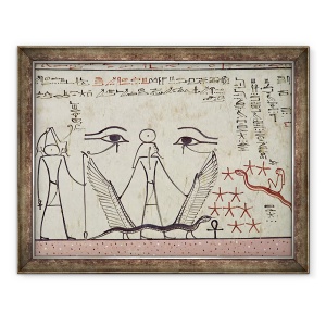 Tablou inramat - Egyptian 18th Dynasty - Cei doi ochi mistici, 60 x 80 cm
