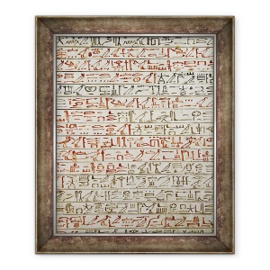 Tablou inramat - Egyptian 18th Dynasty - Detaliu din Cartea Mortilor, 50 x 60 cm