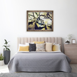 Tablou inramat - Ellen Golla - Calea de iesire Russell Square 1998, 70 x 90 cm - Img 3