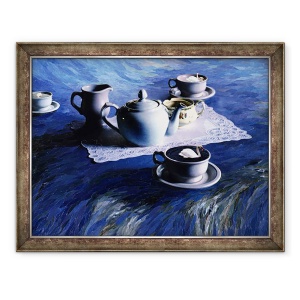 Tablou inramat - Ellen Golla - Timp de ceai cu Gordy, 60 x 80 cm