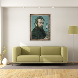 Tablou inramat - Emile Bernard - Autoportret, 70 x 90 cm - Img 2