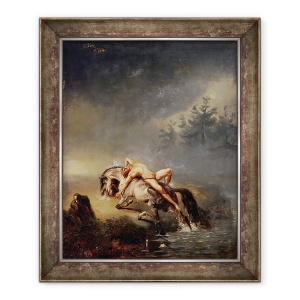 Tablou inramat - Emile Jean Horace Vernet - Mazeppa, 70 x 85 cm