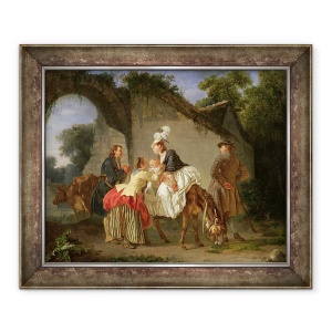Tablou inramat - Etienne Aubry - Ramas bun de la infirmiera, 50 x 60 cm