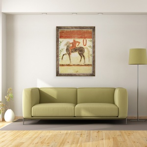Tablou inramat - Etruscan - Calaret, partea stanga, de la mormantul baronului, 60 x 80 cm - Img 2