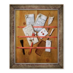 Tablou inramat - Evert Collier - Trompe loeil, 70 x 85 cm