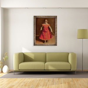 Tablou inramat - Federico Fiori Barocci - Federico Ubaldo della Rovere in varsta de 2 ani, 70 x 90 cm - Img 2