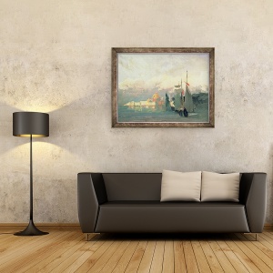 Tablou inramat - Fedor Aleksandrovich Vasiliev - Pe Neva, 60 x 80 cm - Img 2