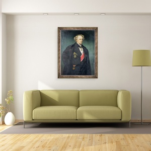 Tablou inramat - Felix Henri Giacomotti - Urbain Le Verrier 1811-77, 60 x 80 cm - Img 2