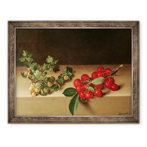 Tablou inramat - Francis Garnier - Fructe pe masa, 60 x 80 cm