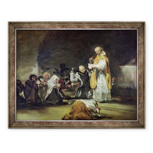 Tablou inramat - Francisco Jose de Goya y Lucientes - Comuniunea, 70 x 90 cm