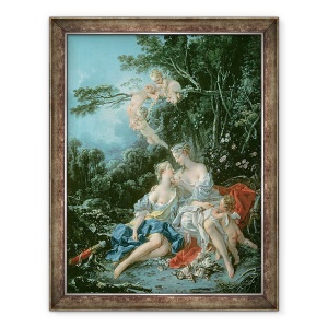 Tablou inramat - Francois Boucher - Jupiter si Callisto, 60 x 80 cm