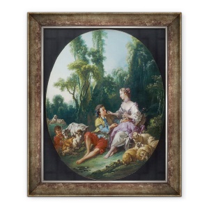Tablou inramat - Francois Boucher - Se gandesc la struguri?, 50 x 60 cm